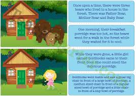 Find out with this early reading worksheet that asks students to sequence it by labeling the illustrated parts of the story in the order that they happened. Goldilocks And The Three Bears Sequencing Activity Cards Teaching Resource Teach Starter