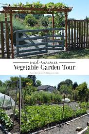 Raised Bed Vegetable Garden Tour An
