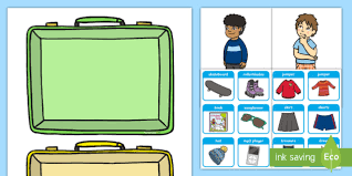 Pronouns (he, she, his, and her) preschool unit: His Her He And She Worksheet Pronoun Suitcase Activity