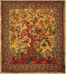 Star Mandala Cotton Indian Tapestry