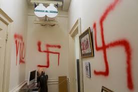 The vocabulary of antisemitic abuse is both extensive and colourful. Columbia Teachers College Professor S Office Vandalized With Swastikas Anti Semitic Slurs Columbia Daily Spectator