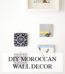 Moroccan Interior Wall Decoration Diy