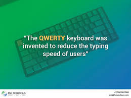 Today i am talking about how to increase your typing speed. Fsd Solutions On Twitter So The Purpose Of The Qwerty Keyboard We Use Was Made Intentionally To Reduce Our Typing Speed And We Are Always Required To Have Good Typing Speeds We