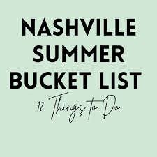 12 summer bucket list ideas in