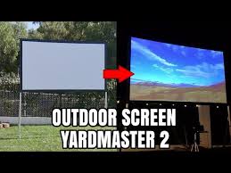Outdoor Projector Screen Yard Master 2