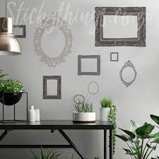 Metallic Frame Wall Stickers L And