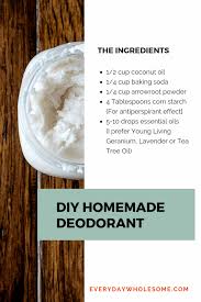 nontoxic deodorant recipe
