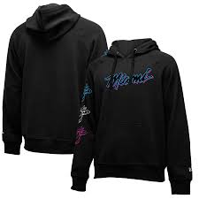 Browse miami heat jerseys, shirts and heat clothing. Men S New Era Black Miami Heat 2019 20 City Edition Pullover Hoodie