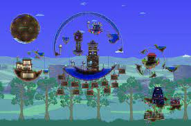 Submitted 4 years ago by scathee. Made These Floating Bubble Bases With Mage Tower For My Expert Mode World Terraria
