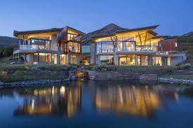 cliffside home with ultra modern design