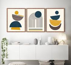 Abstract Art Set Of 3 Gallery Wall