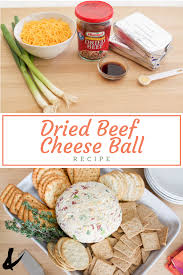 dried beef cheese ball party recipe