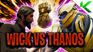 Imagine a standalone john wick game where you play fortnite in it only using jw skin and have to work your way up through tournaments to become the. Download Meme John Wick Vs Thanos Png Gif Base