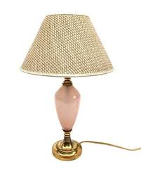 Glass Peach Pink Lamp For At
