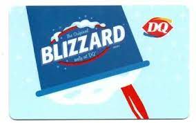 dairy queen gift card no value