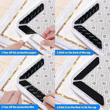 anti slip rug stickers reusable carpet