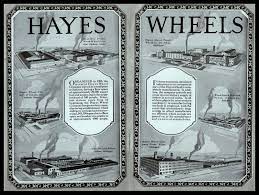 1924 hayes wheels michigan indiana