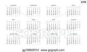 Vector Art Calendar Infographic Table Chart Presentation