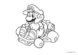 Free printable template super mario kart coloring pages books pdf for kids, toddler, kindergarten and preschool. Free Printable Mario Kart Coloring Pages For Kids