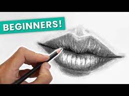 to draw realistic lips for beginners