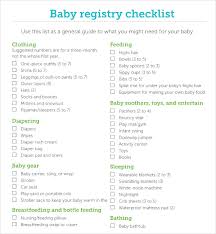 Baby Registry Checklist Business Mentor