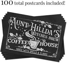 The internet's largest collection of funny coffee mugs and more! Halloween Witch S Brew Coffee House Postcards Amanda Creation