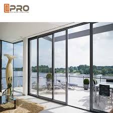waterproof commercial sliding glass