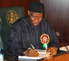 Image result for Jonathan Receives Presidential Campaign Report