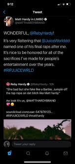 It was for three rappers. Definitely The Best Wrestler In Wwe After This Juicewrld
