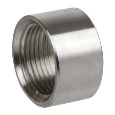1 8 In 150 Stainless Steel Pipe Fitting Half Coupling 316 Ss Npt Threaded
