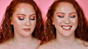 glam makeup tutorial for red hair