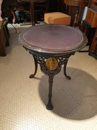 Round Cast Iron Structure Coffee Table