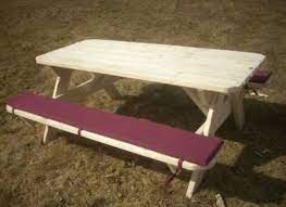 Custom Picnic Table Bench Cushions