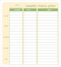 Free 10 Meal Planning Samples In Pdf Word