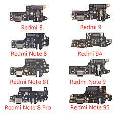 Charging Port Connector Board Parts Flex Cable With Microphone Mic For XiaoMi  Redmi Note 8 8 Pro|Mobile Phone Flex Cables