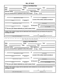 Vehicle Bill Of Sale Form Free Download Edit Fill Create