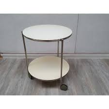 Vintage Ikea Strind Coffee Table On Wheels
