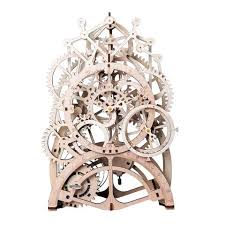 Wood Pendulum Clock Diy Kit Funique