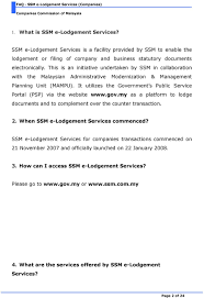 See faq below for compound on expired registration). Content Page Ssm E Lodgement Services 2 Registration Of Mygoverment Portal Public Service Portal Psp User 8 Pdf Free Download