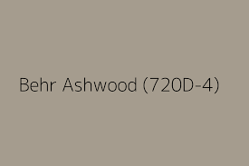 Behr Ashwood 720d 4 Color Hex Code