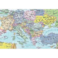 Državljani sljedećih država mogu ući u bosnu i hercegovinu, osim s putnom ispravom ili sa valjanom ličnom kartom kojom se dokazuje identitet i državljanstvo: Fizicko Geografska Karta Evrope Knjizare Vulkan