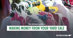 They would also be useful for garage sales. The Ultimate Guide To Making Money From Your Yard Sale