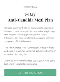 The candida diet can be an overall healthy diet due to the exclusion of added sugars, processed foods, and alcohol. Anti Candida Diet Meal Plan Anti Candida Diet Candida Meal Plans Candida Diet