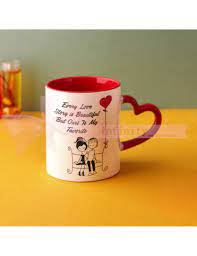 love story photo printed mug send