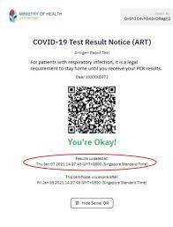 covid 19 antigen rapid test art for
