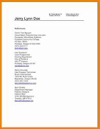        Resume Format References     Linn Benton Community College     florais de bach info Job Reference List