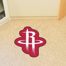 houston rockets fan mats primary logo rug