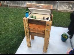 diy patio cooler stand you