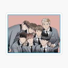 Bts with anime filter i put an anime filter on bts members using snow app my video was made for 3 yıl önce. Bts Anime Art Board Print By Claralil Redbubble