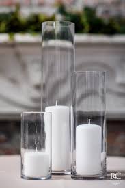 3 Piece Cylinder Glass Set W Pillar
